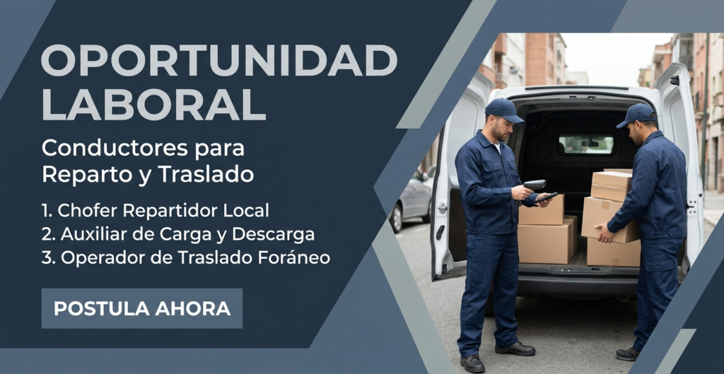 Conductores para Reparto y Traslado